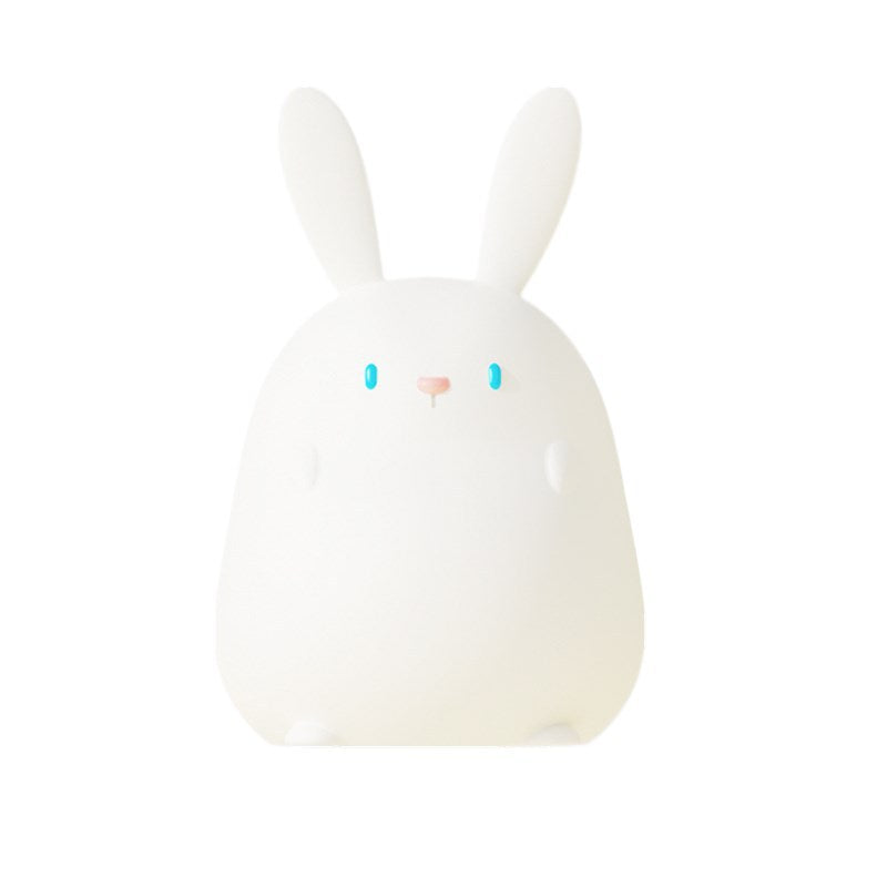 Creative Home Decoration Bunny Shape Silicone Night Light