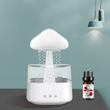 Aromatherapy Cloud Colorful Mushroom Lamp Rain Drop Humidifier